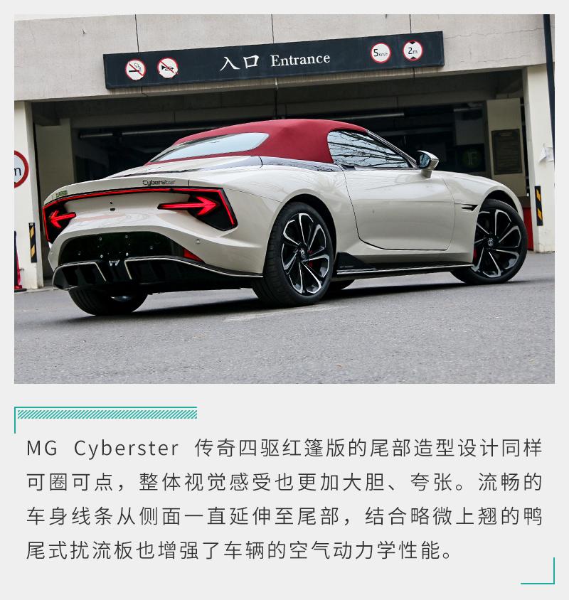 軟頂+剪刀門!靜態體驗Cyberster傳奇四驅紅篷版