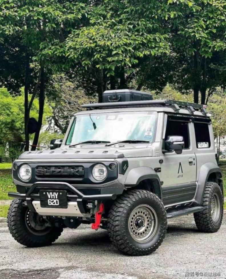 鈴木吉姆尼霸氣升級,新外觀搭配越野套件更帥氣