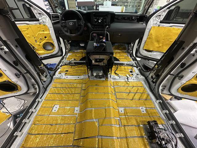 清除噪音 杭州元音改豐田坦途汽車隔音改裝大白鯊