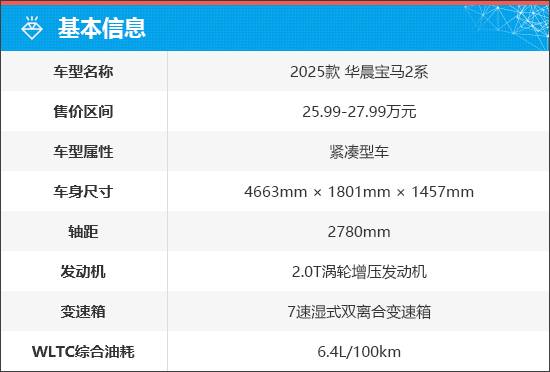 全新華晨寶馬2系國產更有性價比