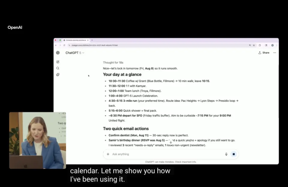 GPT-3像個(gè)高中生,GPT-4像個(gè)大學(xué)生,而GPT-5則已經(jīng)變成了一名專家,一名各個(gè)領(lǐng)域的專家。