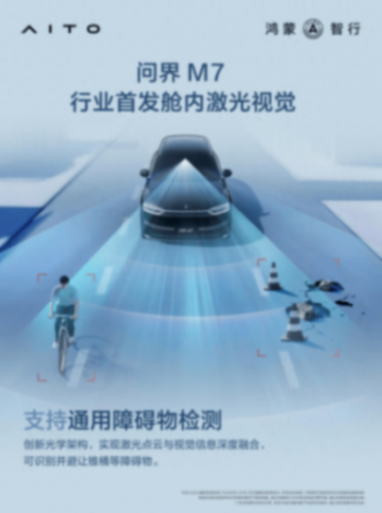 新問界M7要全系激光雷達?“艙內激光”又是什么新技術?